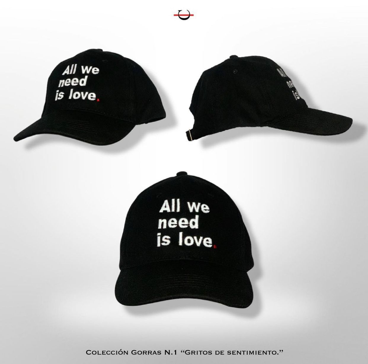 Gorra “All we need is love”